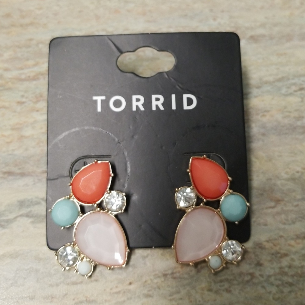 Torrid Assorted colored stones Earrings